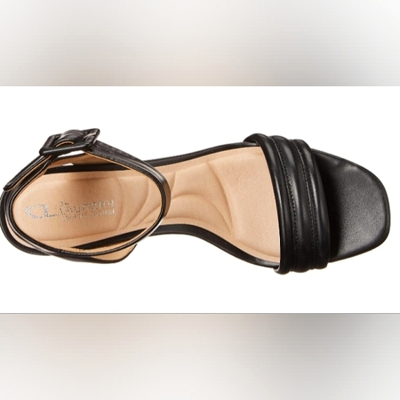 ☆NEW☆Super Sexy Ladies Chunky Block Heel Open Toe CL Chinese Laundry Black Heels - Picture 4 of 16